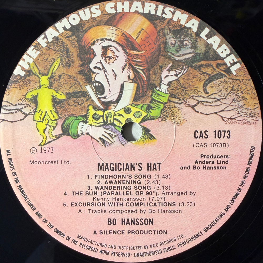 Bo Hansson ‎– Magician's Hat (Англия 1973г.)