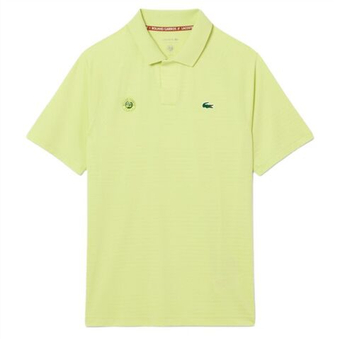 Мужское теннисное поло Lacoste Roland-Garros Edition - pistachio green
