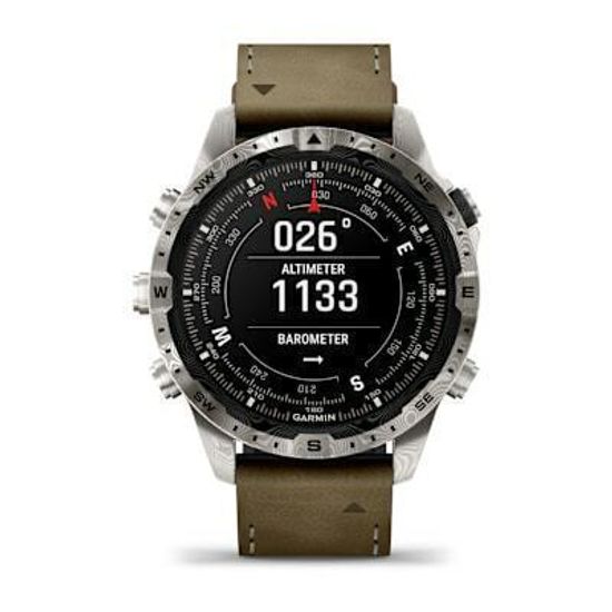 Люксовые мультиспортивные часы Garmin MARQ Adventurer (Gen 2) – Damascus Steel Edition 010-03393-31
