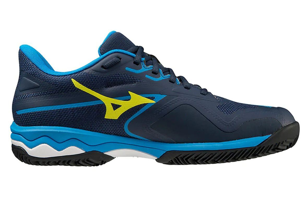 Мужские кроссовки теннисные Mizuno Wave Exceed Light 2 CC - небесный