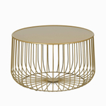 Кофейный столик COSMO Flat cage диаметр 65