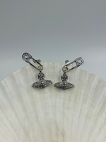 Серьги Булавки с подвесками Orb Vivienne Westwood
