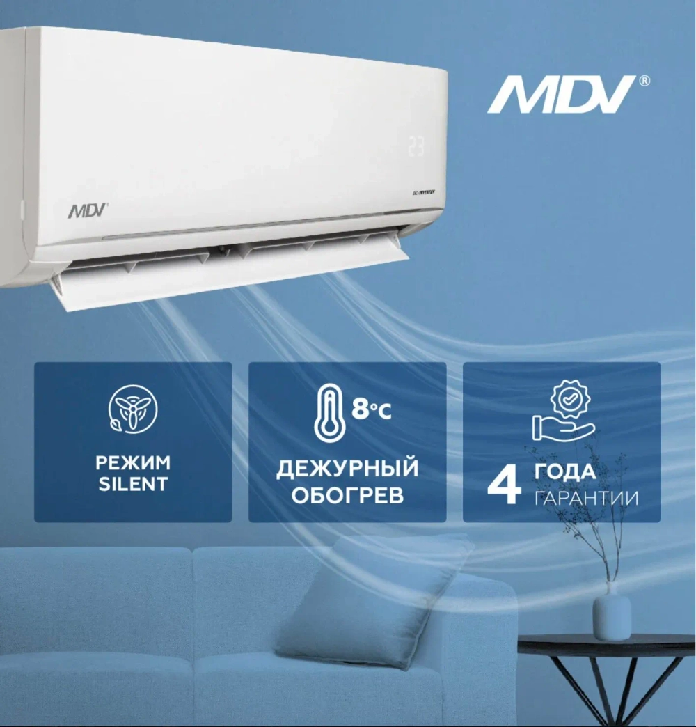 Инверторная сплит-система MDV INFINI Standard Inverter MDSAG-07HRDN8 / MDOAG-07HDN8