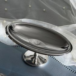 Lenardi 552-002 Овальное блюдо на ножке в под.уп.(х40)Металл