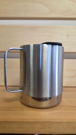 Термокружка Klean Kanteen Camp Mug 12oz (355 мл) Brushed Stainless ( мелкие потертости)