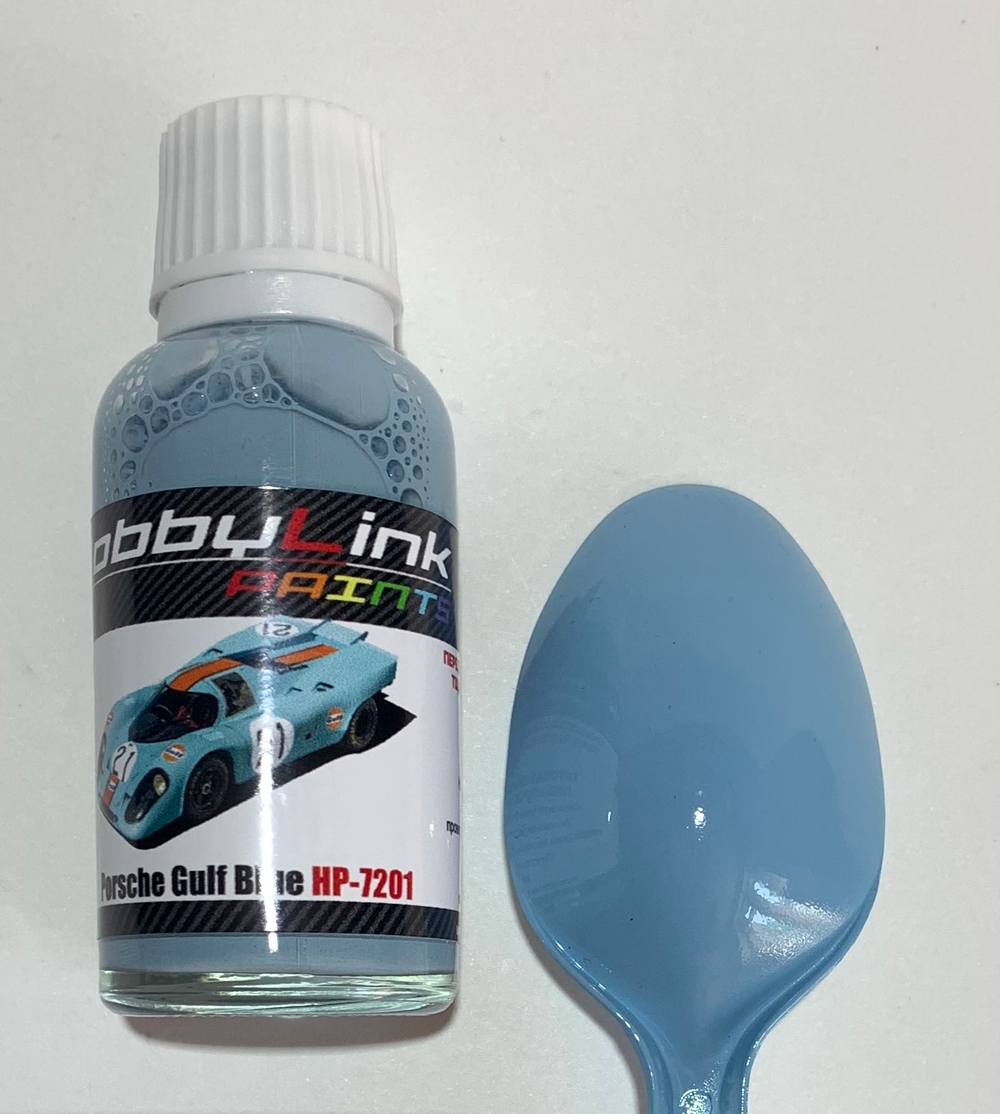 Краска лаковая HobbyLink Porsche Gulf Blue HP-7201