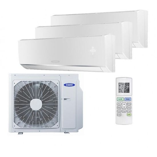 Мульти сплит-система General Climate на 3 комнаты (35+35+35 кв.м.) серия Marsa