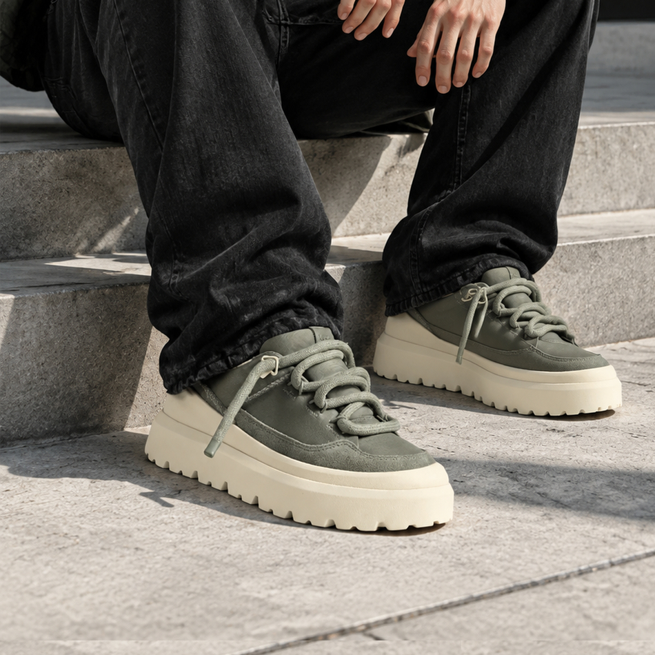 UGG MEN'S HERITAGE UTILITY SNEAKER Moss Green