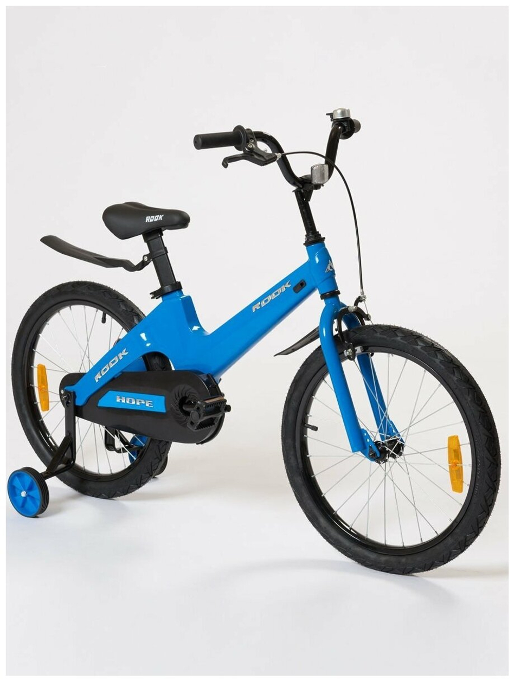 Детский велосипед Rook Hope 18" (Возраст: 5-7 лет (Рост: 110-120 см), Цвет: серебристый)