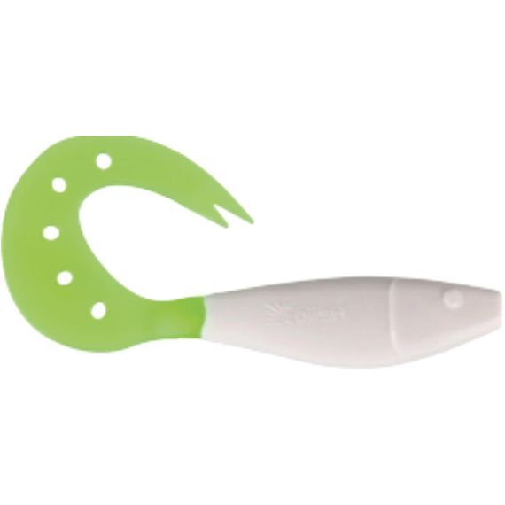 Твистер Helios Kasandra 4"29/10,9см White &amp; Green 5шт. (HS-34-016)