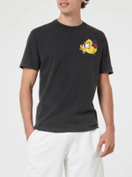 Футболка MC Saint Barth CPT Ducky Papero черный варенка