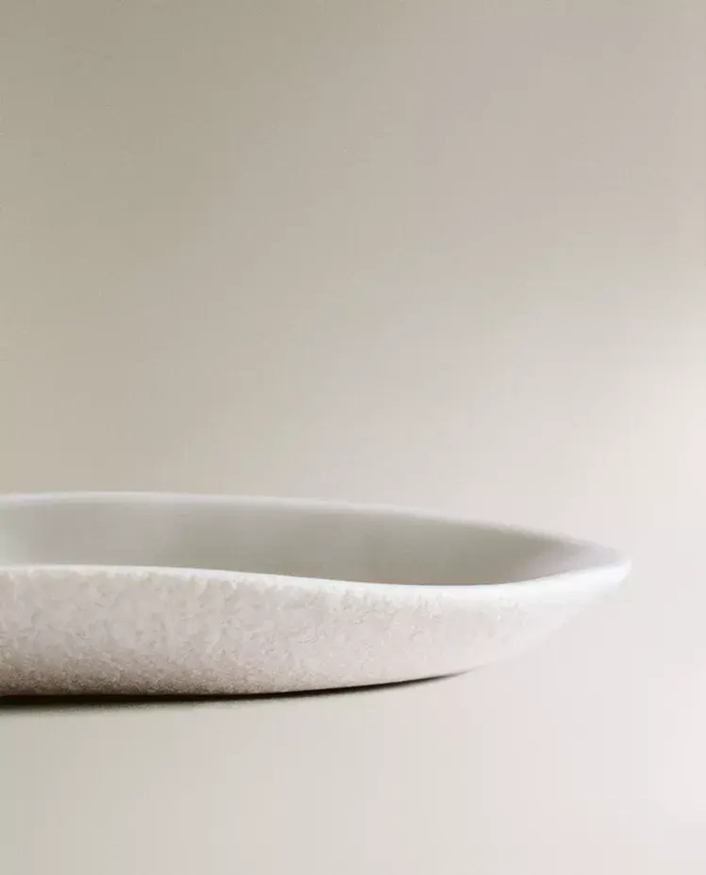 ZARA HOME ПОДНОС ДЛЯ ВАННОЙ КОМНАТЫ, БЕЛЫЙ