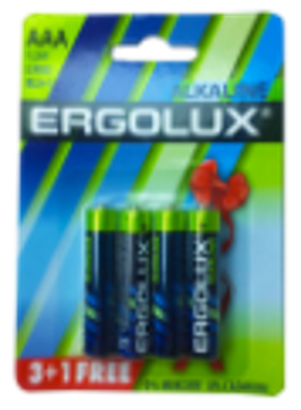 Элемент питания LR03/286 AAA Ergolux BL3