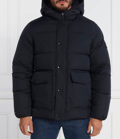 Пуховая куртка DOWN HOODED Tommy Hilfiger - темно-синий(MW0MW33960)