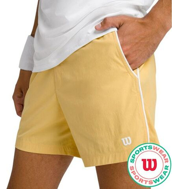 Мужские теннисные шорты Wilson Volley 6" Unlined - желтый