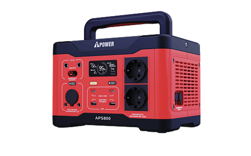 Аккумуляторная портативная электростанция A-iPower APS800