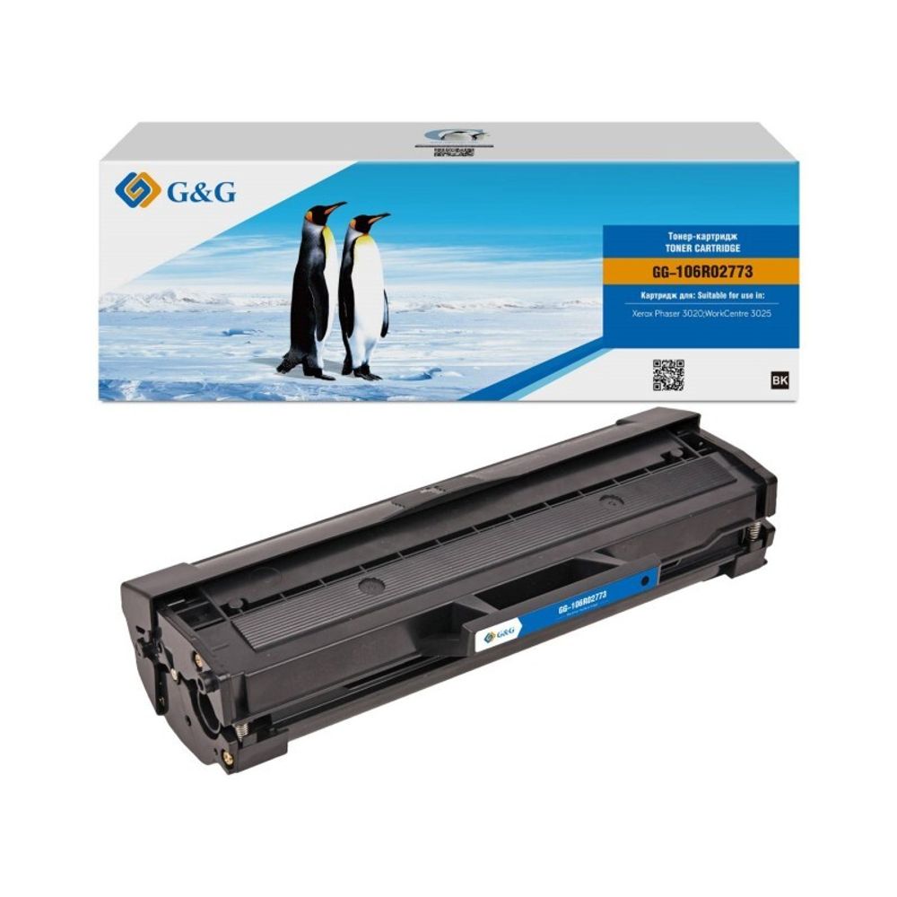 Картридж G&amp;G аналог Xerox 106r02773 для Phaser 3020, WC 3025 (1 500стр.)