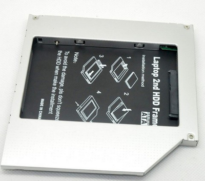 Адаптер подключения HDD 2.5'' в отсек привода ноутбука, SATA