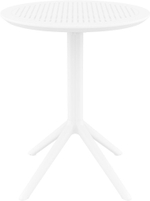 Стол пластиковый складной Siesta Contract Sky Folding Table Ø60, белый