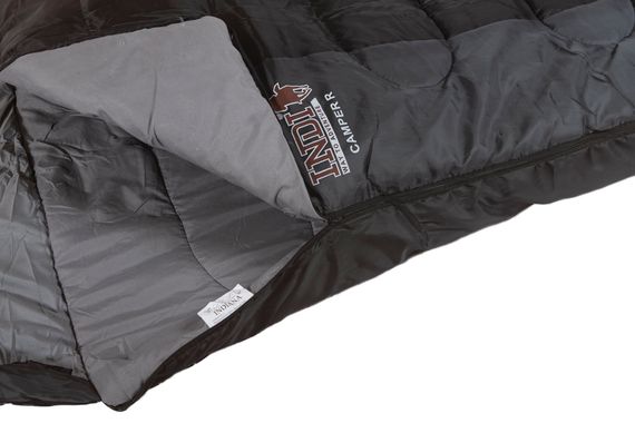 Спальный мешок INDI Camper R-zip от -6 °C (одеяло с подголовником 195+35X90 см)