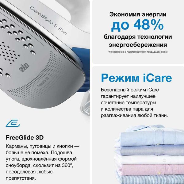 Парогенератор Braun CareStyle 3 Pro IS3157BL