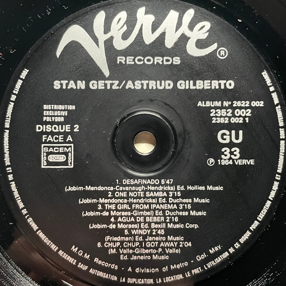 Stan Getz / Astrud Gilberto ‎– Starportrait 2LP (Франция)