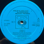 Philip Glass ‎– Glassworks (Голландия 1982г.)
