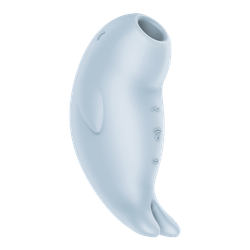 Вакуумный стимулятор клитора Satisfyer Seal you soon, голубой