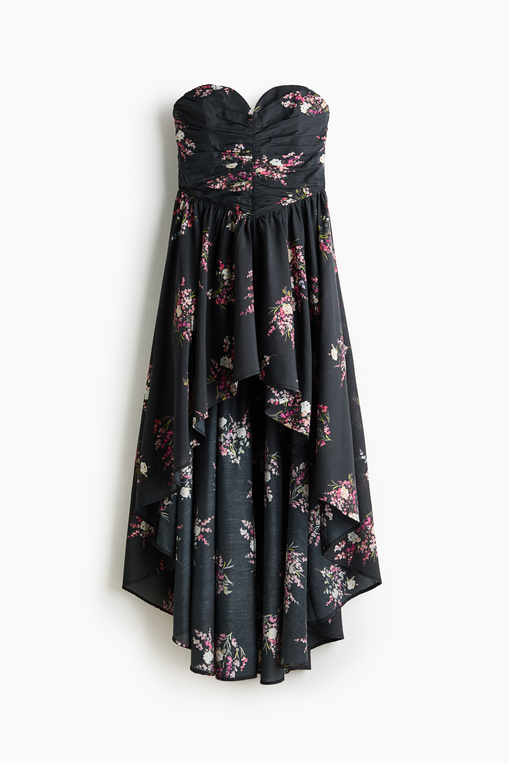 Платье-бандо с удлинённой спинкой - H&M