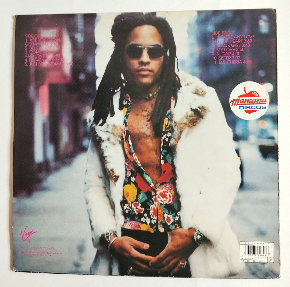 Винтажная виниловая пластинка LP Lenny Kravitz Are You Gonna Go My Way (UK 1993)