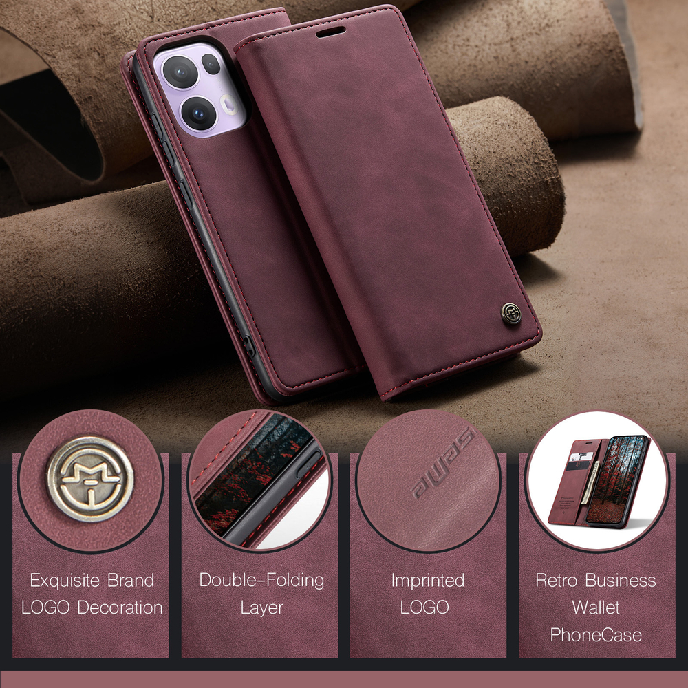 Чехол-книжка CaseMe Matte OPPO Reno 13 Pro global
