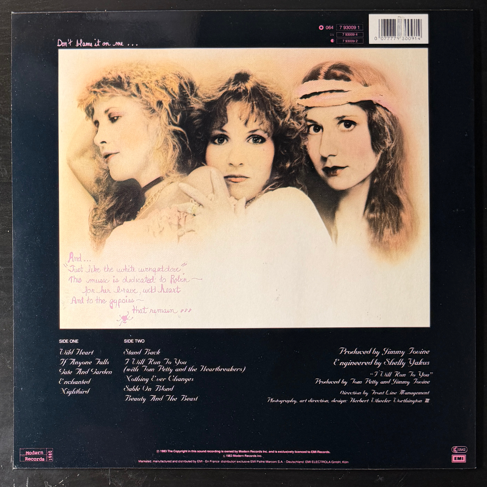 Stevie Nicks ‎– The Wild Heart (Европа)