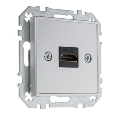 Розетка HDMI (разъемы) LAVERO CLASSIC 1012201071, алюминий