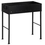 Мангал "Классик" (усиленный разборный), 800х400х840/3мм.