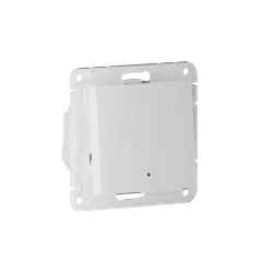 ATLASDESIGN SMART 1-кл. ВЫКЛЮЧАТЕЛЬ с подсв., Zigbee, сх.1, L+N, 10А, мех., БЕЛЫЙ