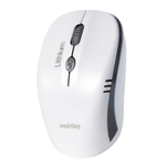 Мышь беспроводная с зарядкой от USB Smartbuy ONE 344CAG (SBM-344CAG-WG)/40  бело-серая