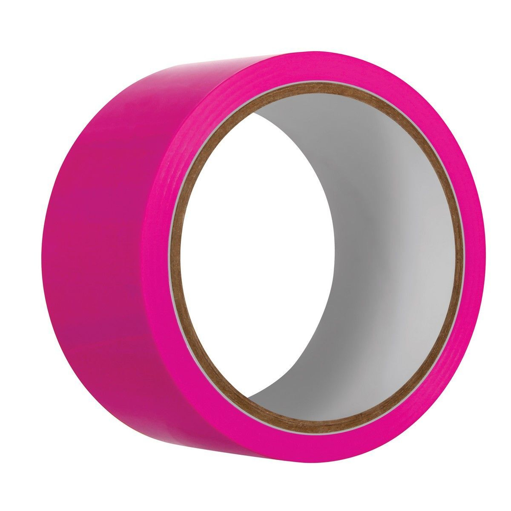 Розовая лента для бондажа Pink Bondage Tape - 20 м. (Цвет: розовый)