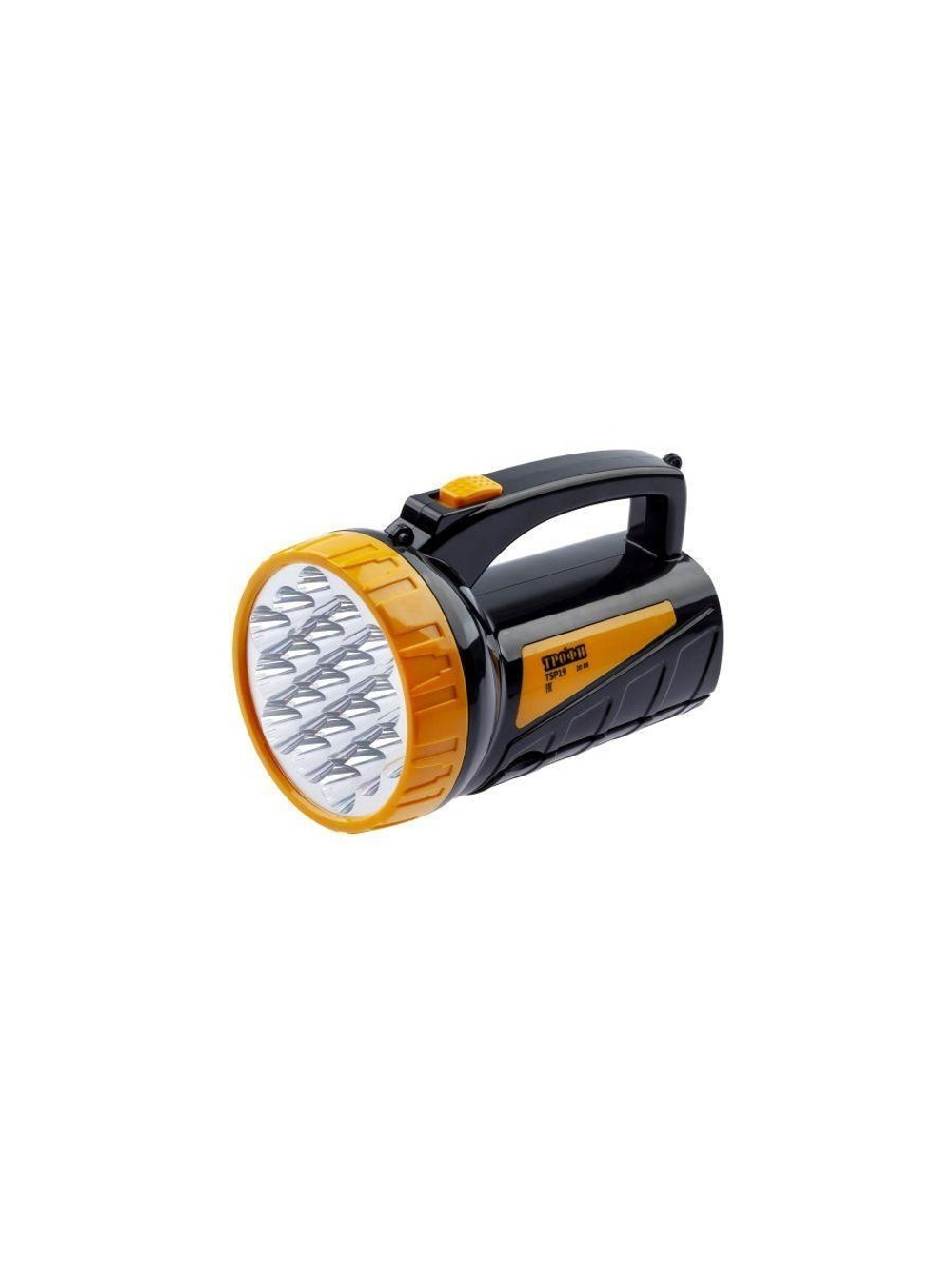 Фонарь-прожектор аккумуляторный TSP19 19 + 18LED аккум. 4В 2А.ч ЗУ 220В (картон. упак.) Трофи C0045552/Б0008436