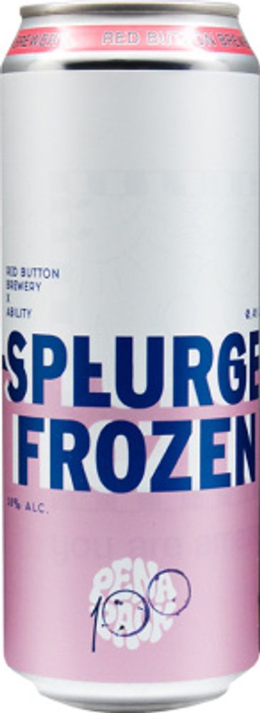 Пиво Рэд Баттон Сплардж Фроузен / Red Button Splurge Frozen 0.45 - банка