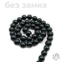 Нить бусин из авантюрина зеленого 8 мм
