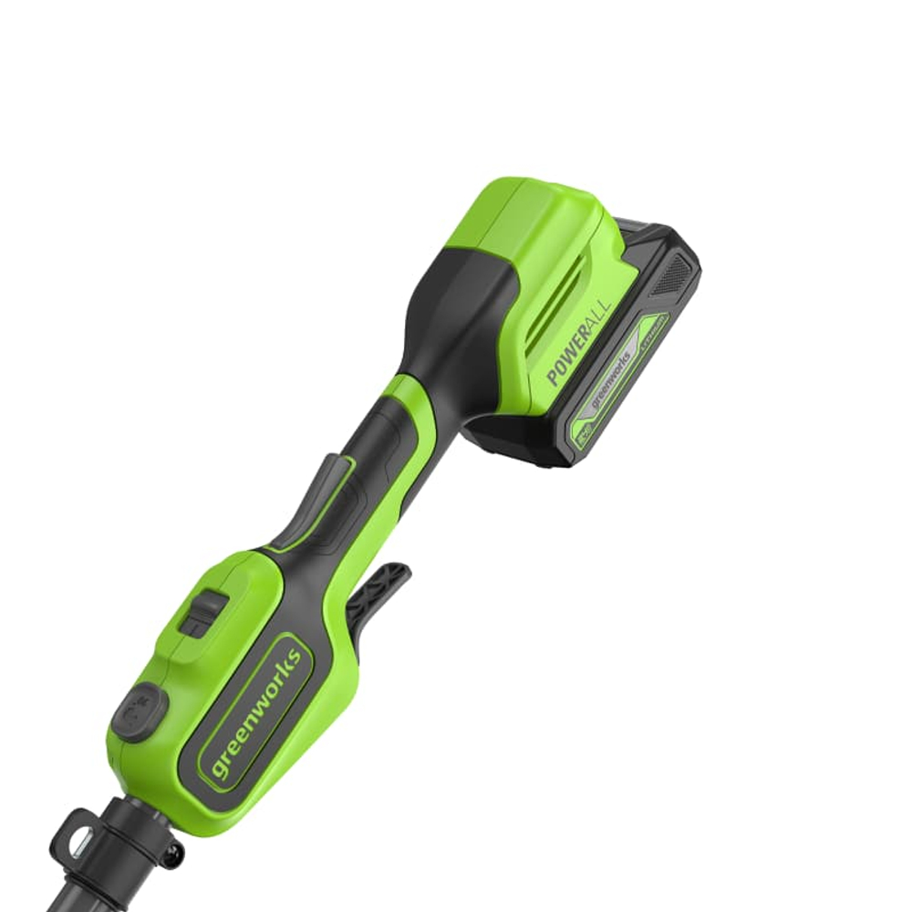 Триммер аккумуляторный Greenworks GD24LT331, 24V, 33 см, с 1хАКБ 4Ач и ЗУ (2113407UB)