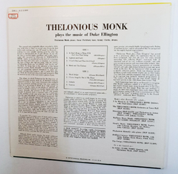 Винтажная виниловая пластинка Thelonious Monk Thelonious Monk Plays Duke Ellington (Japan 1974)