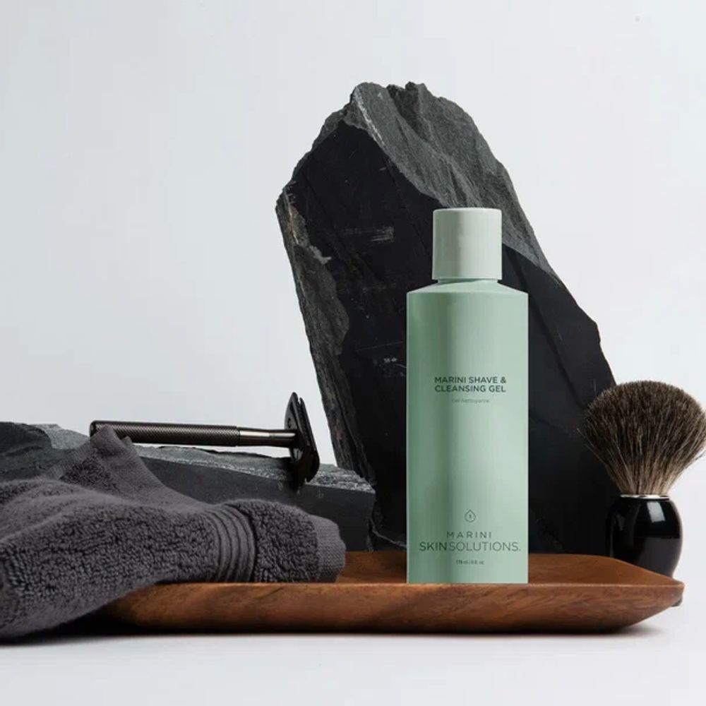 Jan Marini MARINI SHAVE & CLEANSING GEL Мужской гель для умывания и бритья с увлажняющим и восстанавливающим действием. Объем: 178 мл.