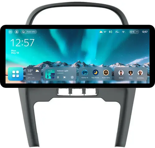 Магнитола для Chery Tiggo T11 2013-2016 - Teyes CC4 монитор 12.3" 2K QLED + рамка 10, Android 14, Быстрейшая, Snapdragon 680, DSP, CarPlay, 4G SIM-слот