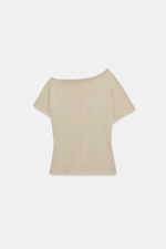 ФУТБОЛКА ИЗ ПЛОТНОГО ХЛОПКА С КОРОТКИМИ РУКАВАМИ — ZARA