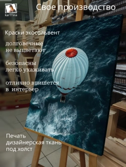 Картина на стену "Воздушный шар" 50х70см 1шт.