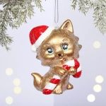Ёлочная игрушка «Милый котёнок» 7*5*10 см