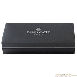 Шариковая ручка Carandache Leman Bicolor Black SP латунь лак посеребрение с родиевым напылением (4789.289)