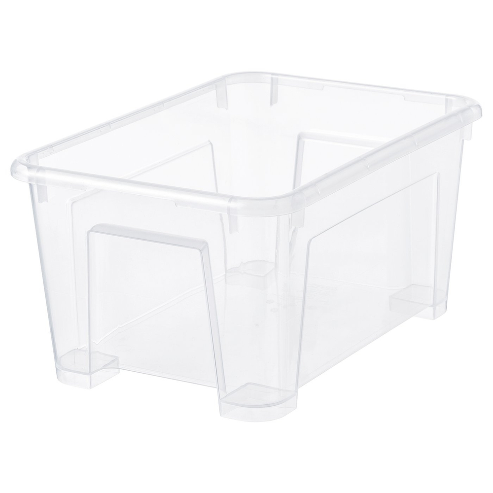 IKEA SAMLA  (ИКЕА САМЛА)  -  Контейнер - прозрачный 28x19x14 см/5 л