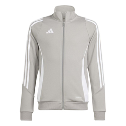 Детская теннисная толстовка Adidas Kids Tiro 24 Training - grey/white